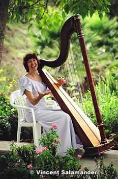 Harp Playing Wedding Music