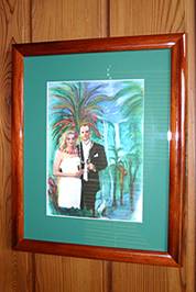 custom wedding photo art